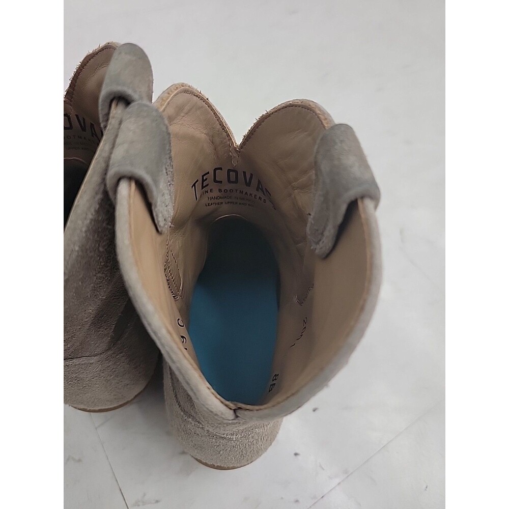 Tecovas The Lucy Women's Western Boots Size 8B Gray Suede - Picture 5 of 7
